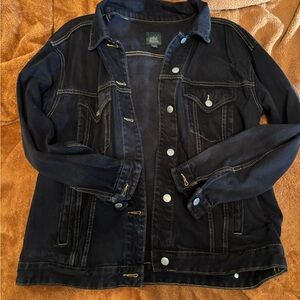 Women's Dark Indigo Denim Jean Jacket
